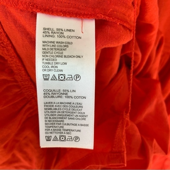 Tommy Bahama Lena Tiered Maxi Dress in Poppy Red Size S - Picture 8 of 8